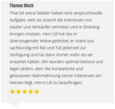 Thomas Weck Kundenstimme